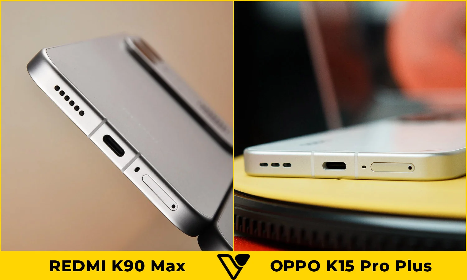So sánh pin và sạc REDMI K90 Max vs OPPO K15 Pro Plus