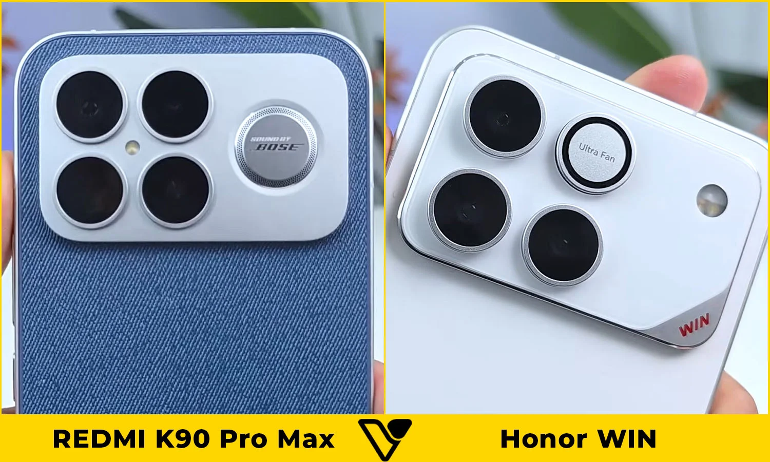 So sánh camera REDMI K90 Pro Max vs Honor WIN