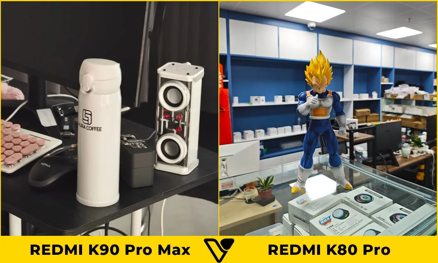 So sánh ảnh chụp thực tế REDMI K90 Pro Max vs REDMI K80 Pro