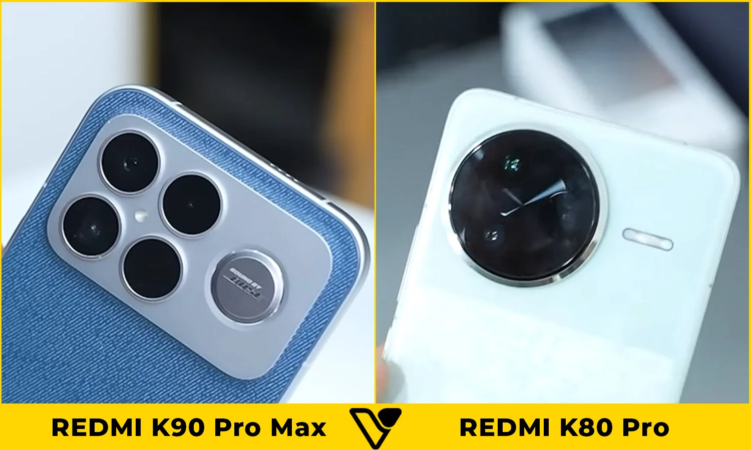 So sánh camera REDMI K90 Pro Max vs REDMI K80 Pro