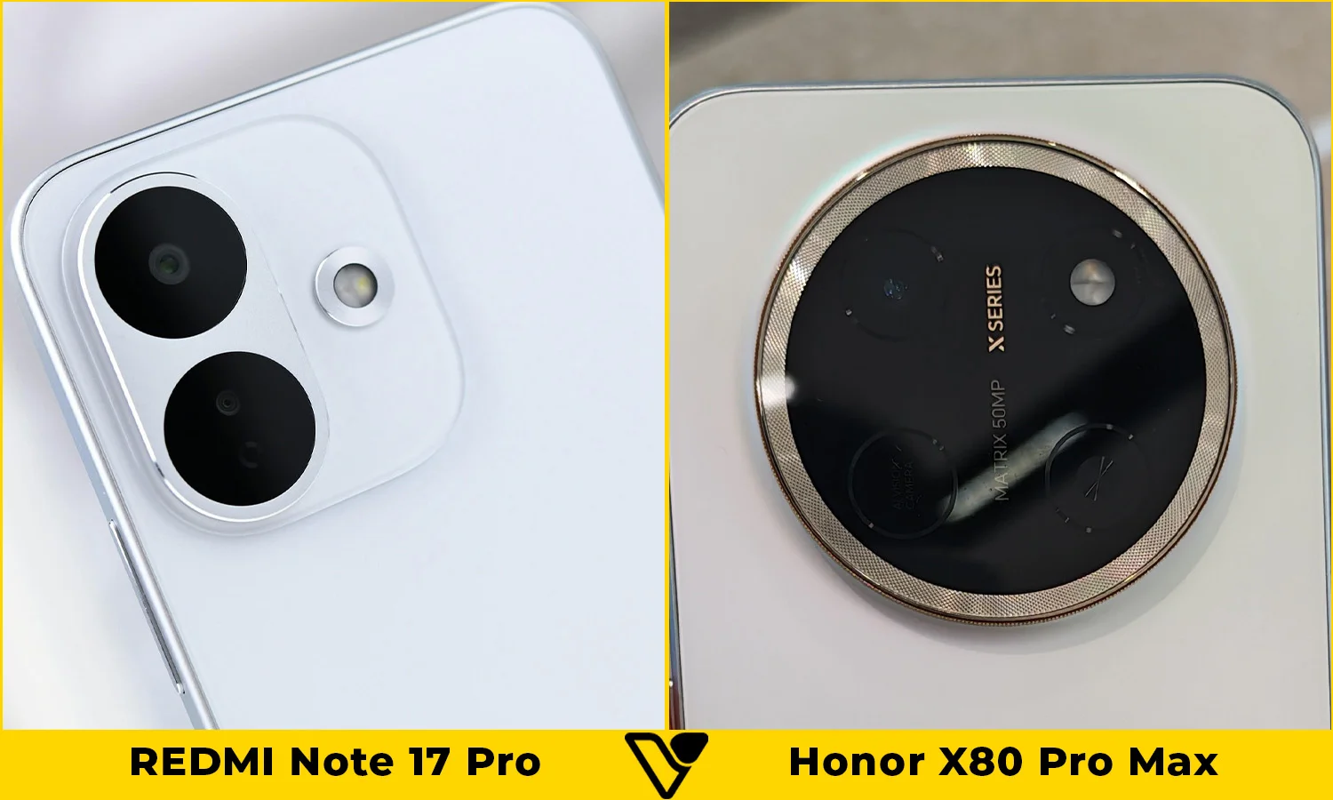 So sánh camera REDMI Note 17 Pro vs Honor X80 Pro Max