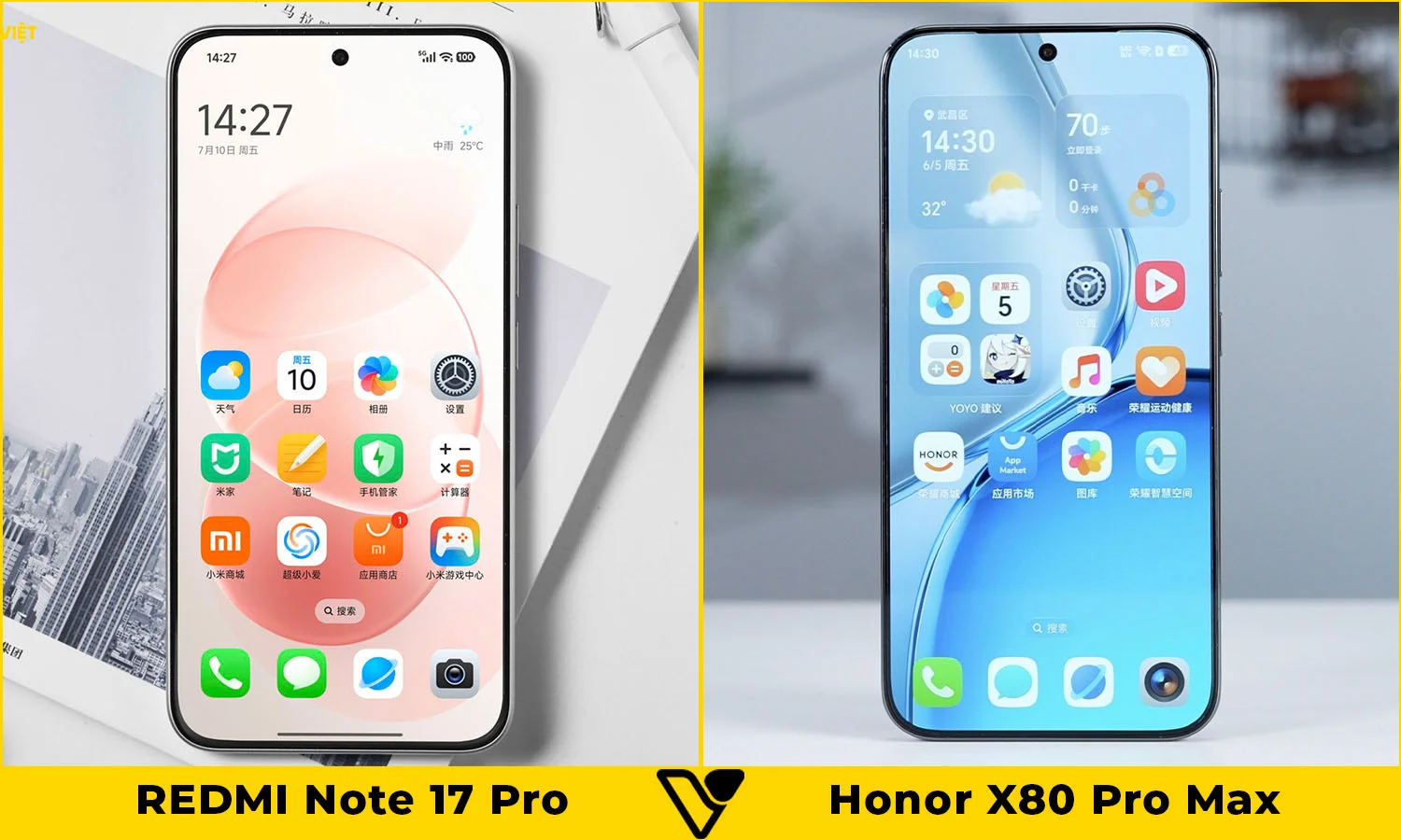 So sánh màn hình REDMI Note 17 Pro vs Honor X80 Pro Max