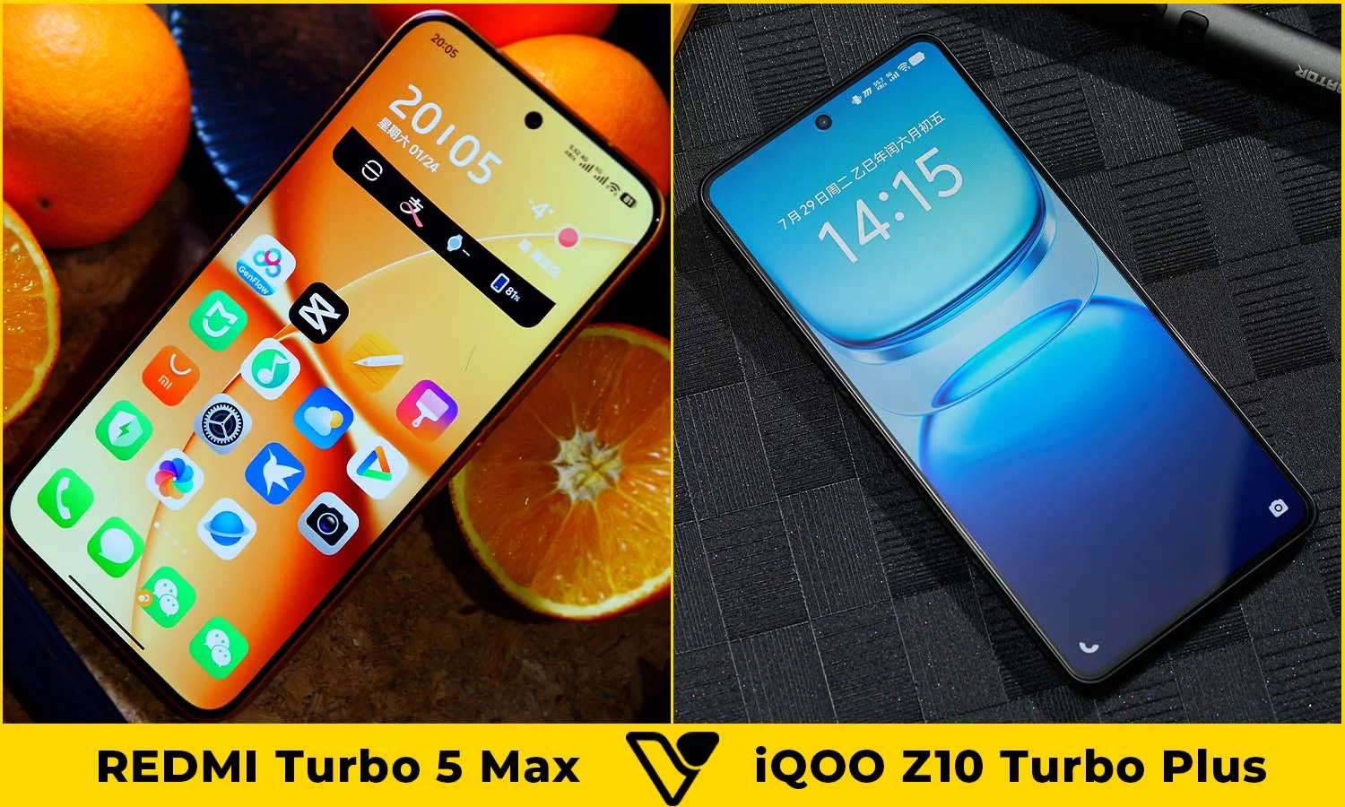 So sánh màn hình REDMI Turbo 5 Max vs iQOO Z10 Turbo Plus