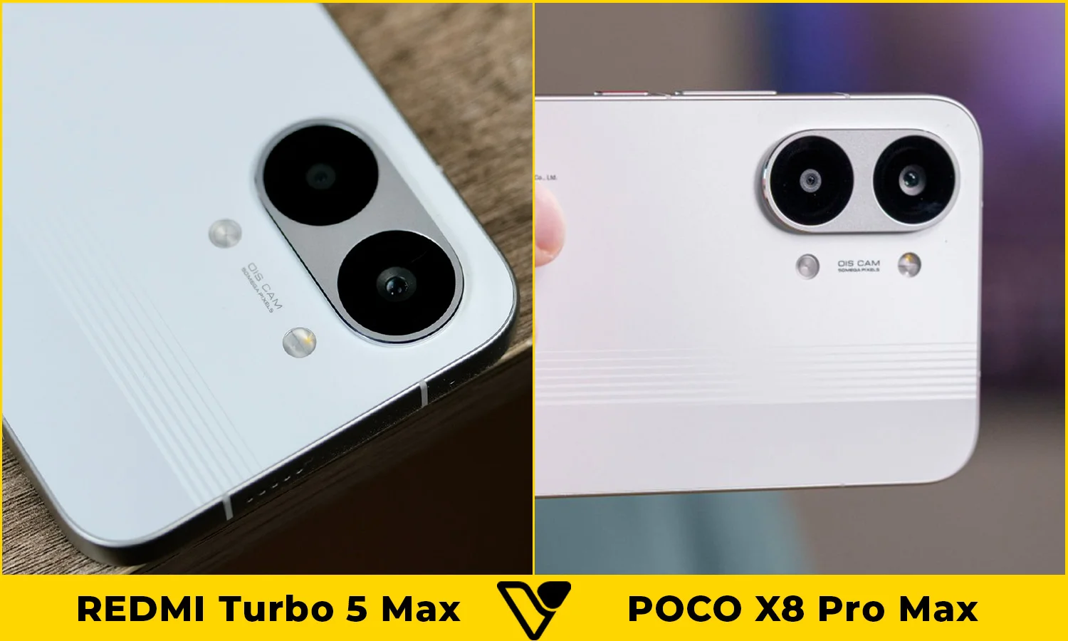 So sánh camera REDMI Turbo 5 Max vs POCO X8 Pro Max