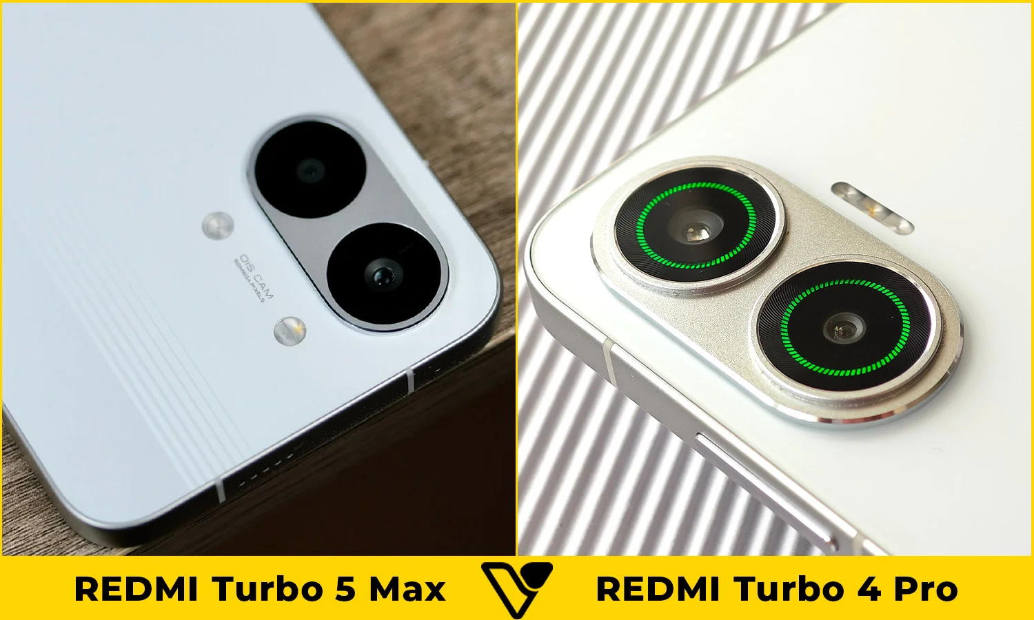 So sánh camera REDMI Turbo 5 Max vs REDMI Turbo 4 Pro