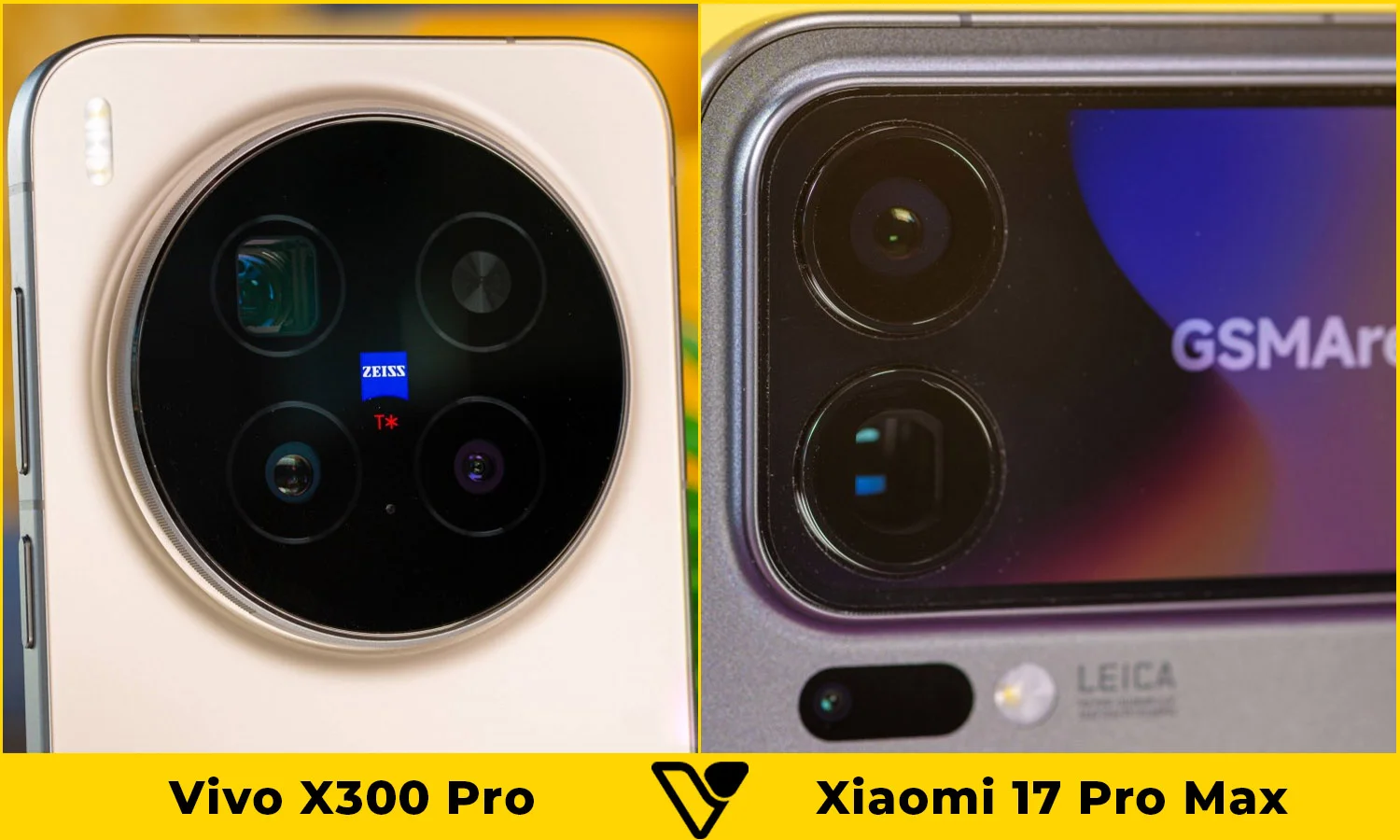 So sánh camera Vivo X300 Pro vs Xiaomi 17 Pro Max