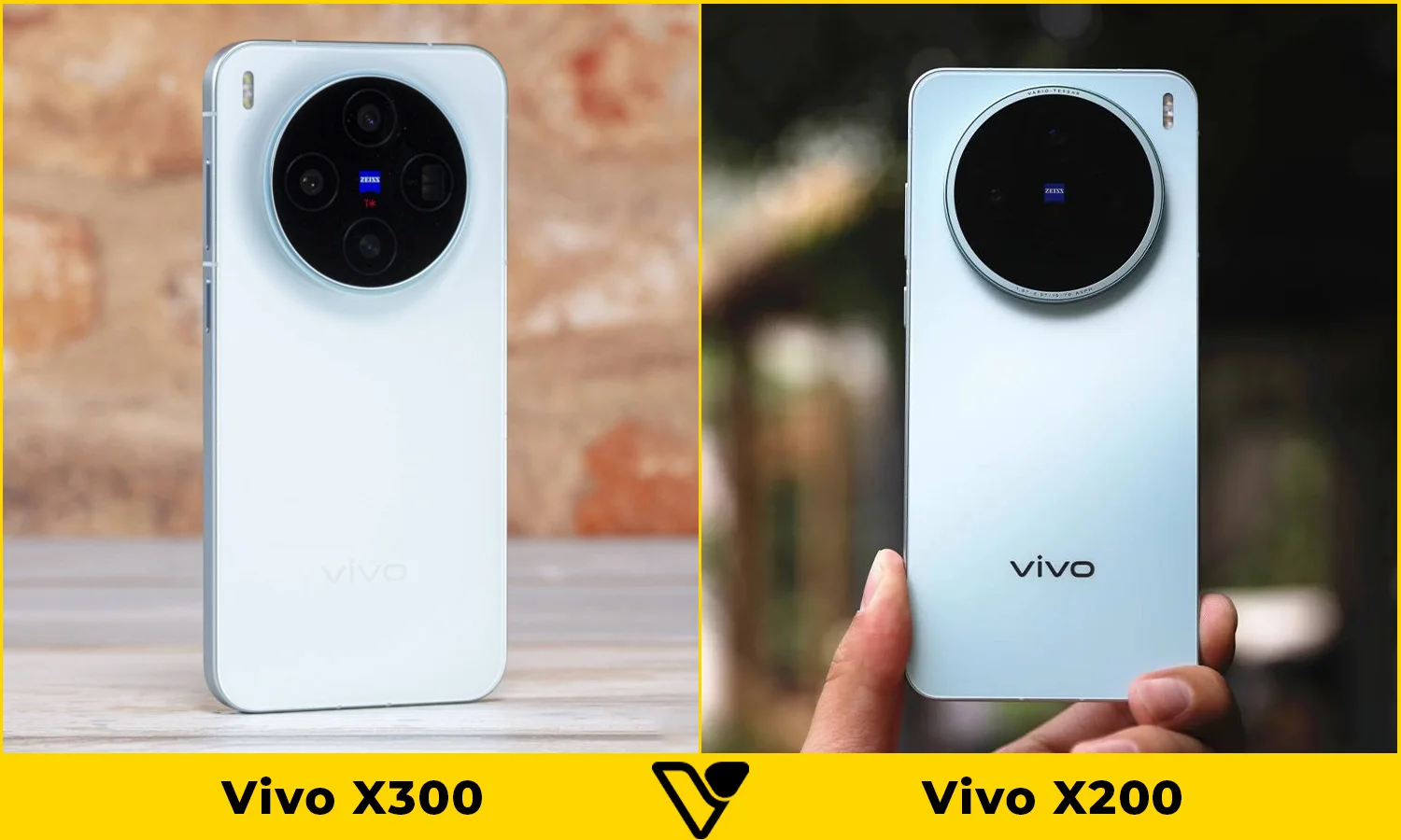 So sánh thiết kế Vivo X300 vs Vivo X200s