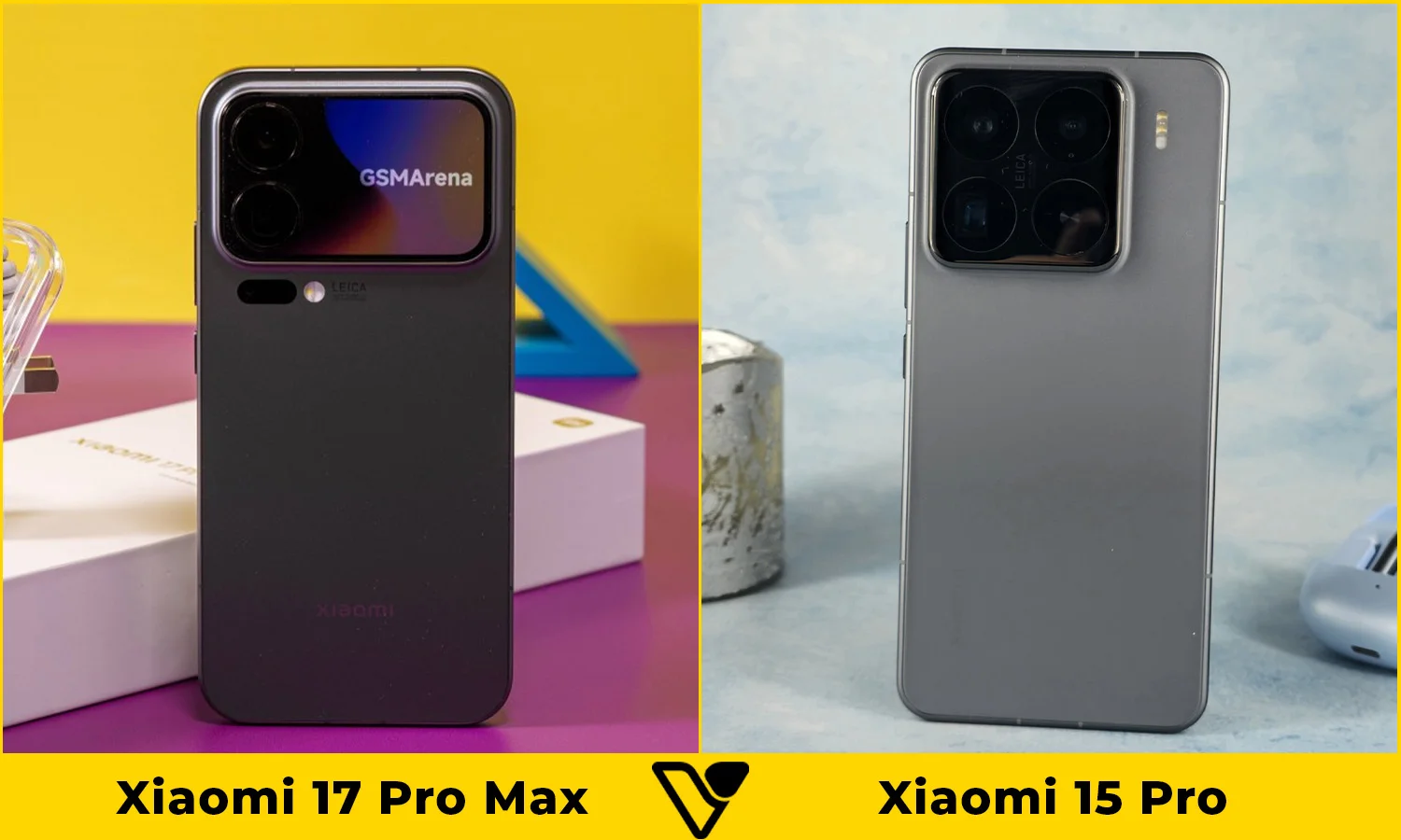 So sánh thiết kế Xiaomi 17 Pro Max vs Xiaomi 15 Pro