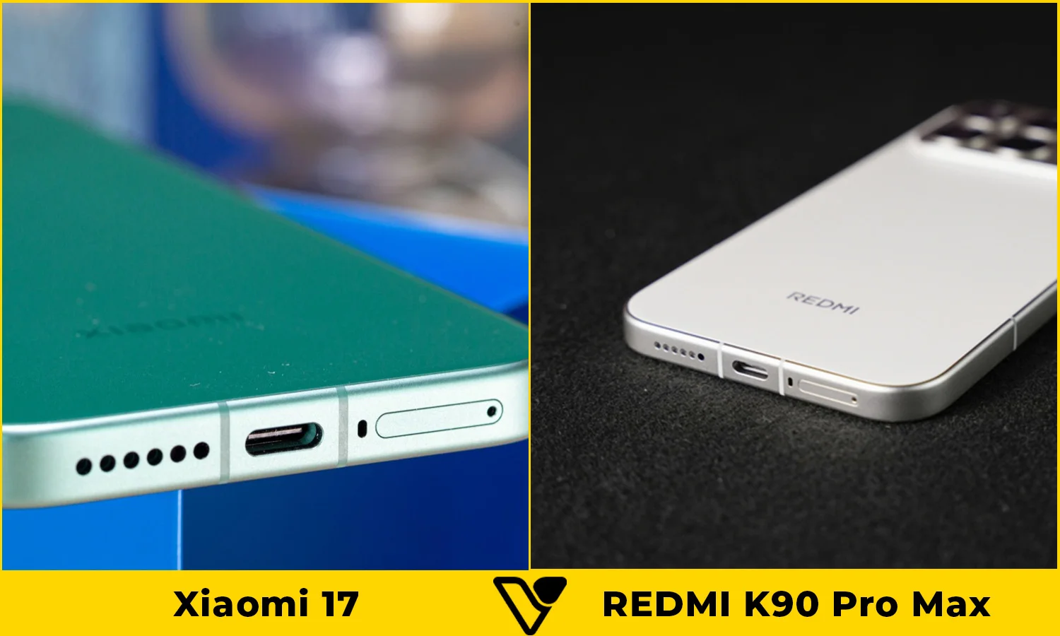 So sánh pin và sạc Xiaomi 17 vs REDMI K90 Pro Max