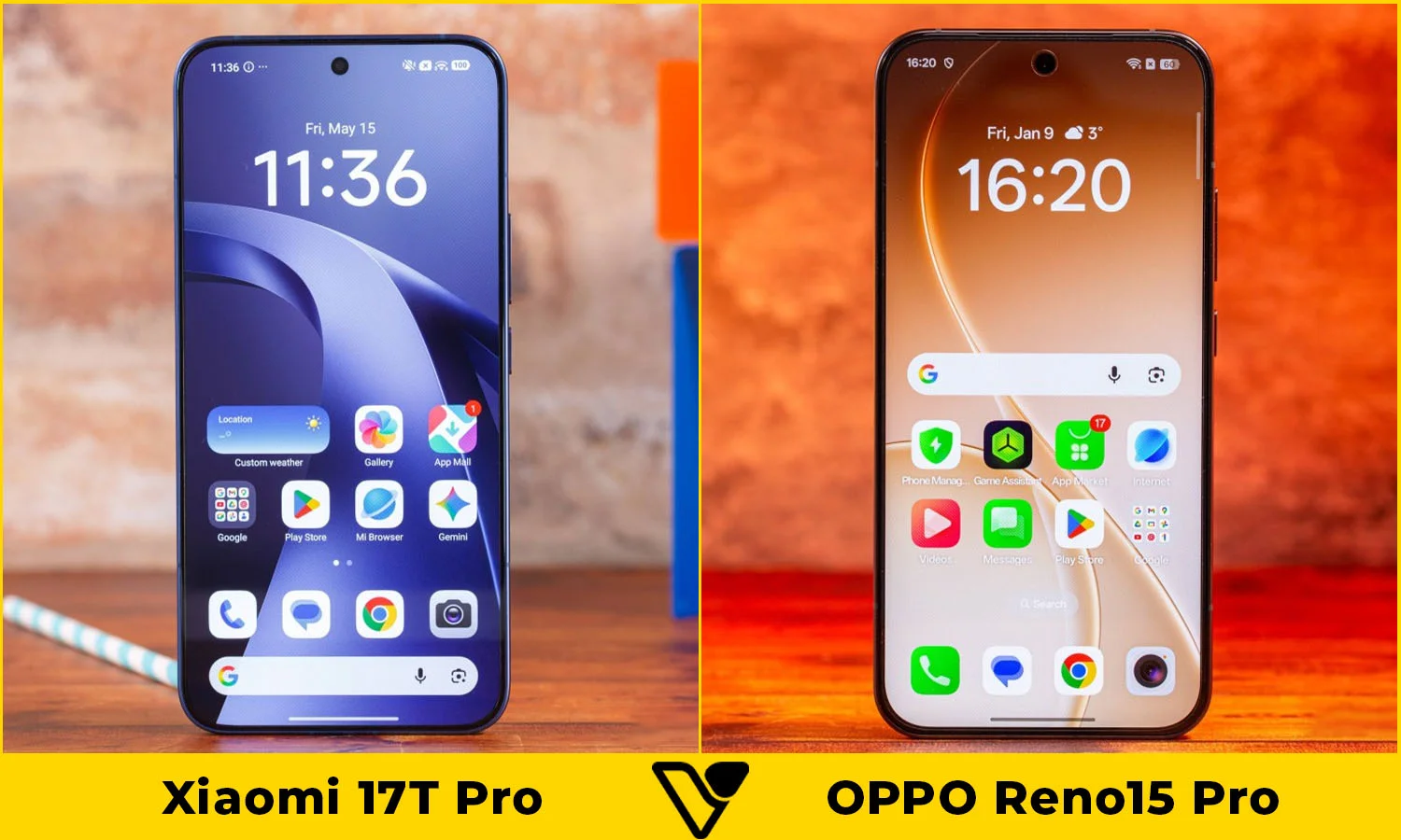 So sánh Xiaomi 17T Pro vs OPPO Reno15 Pro: Màn hình