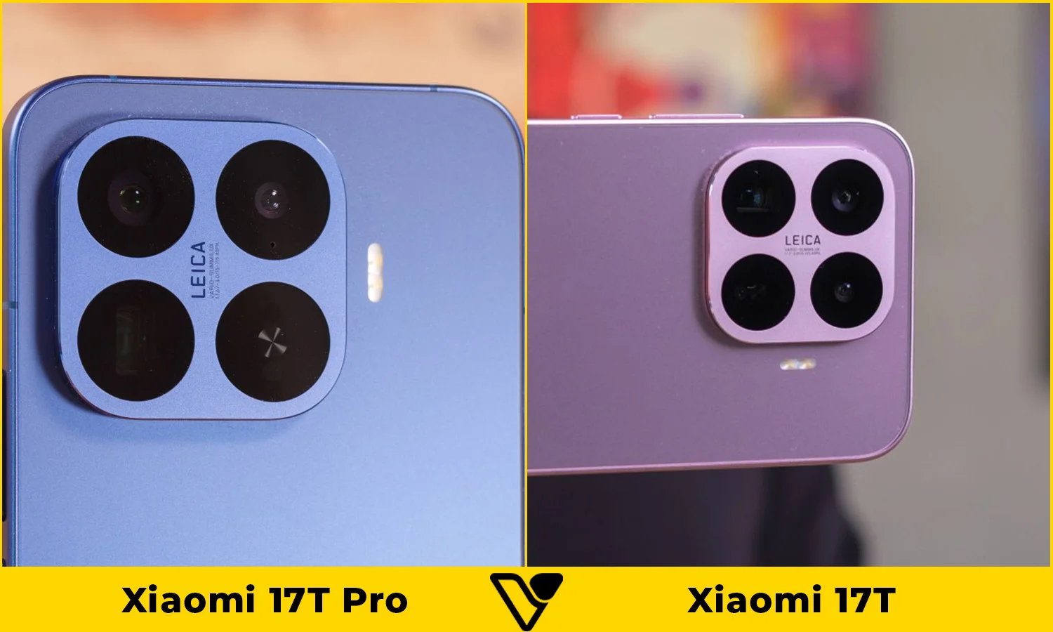 So sánh Xiaomi 17T Pro vs Xiaomi 17T: Camera