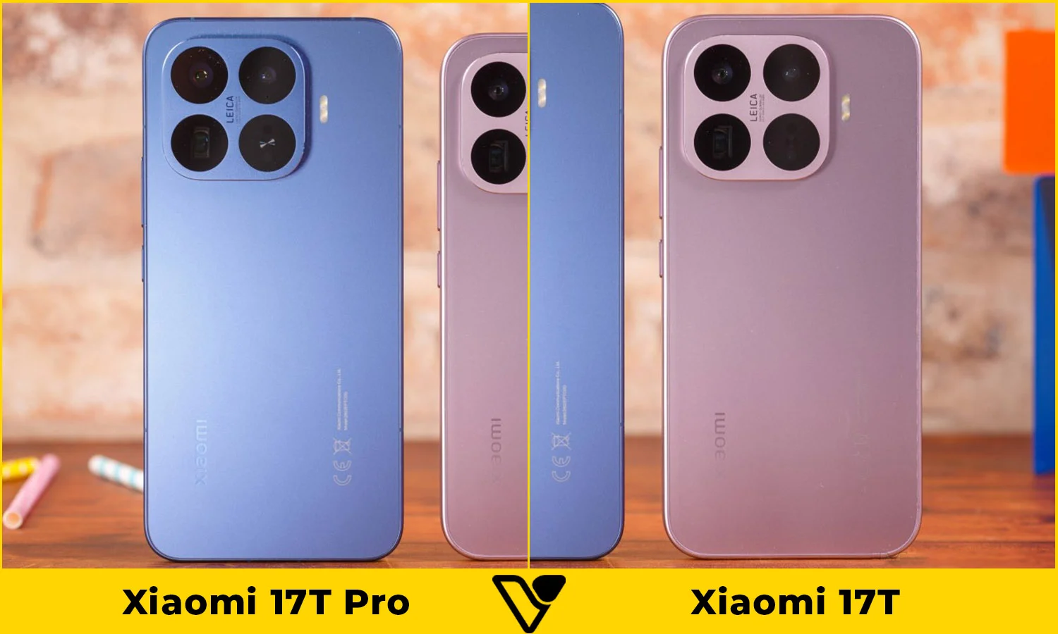 So sánh thiết kế Xiaomi 17T Pro vs Xiaomi 17T