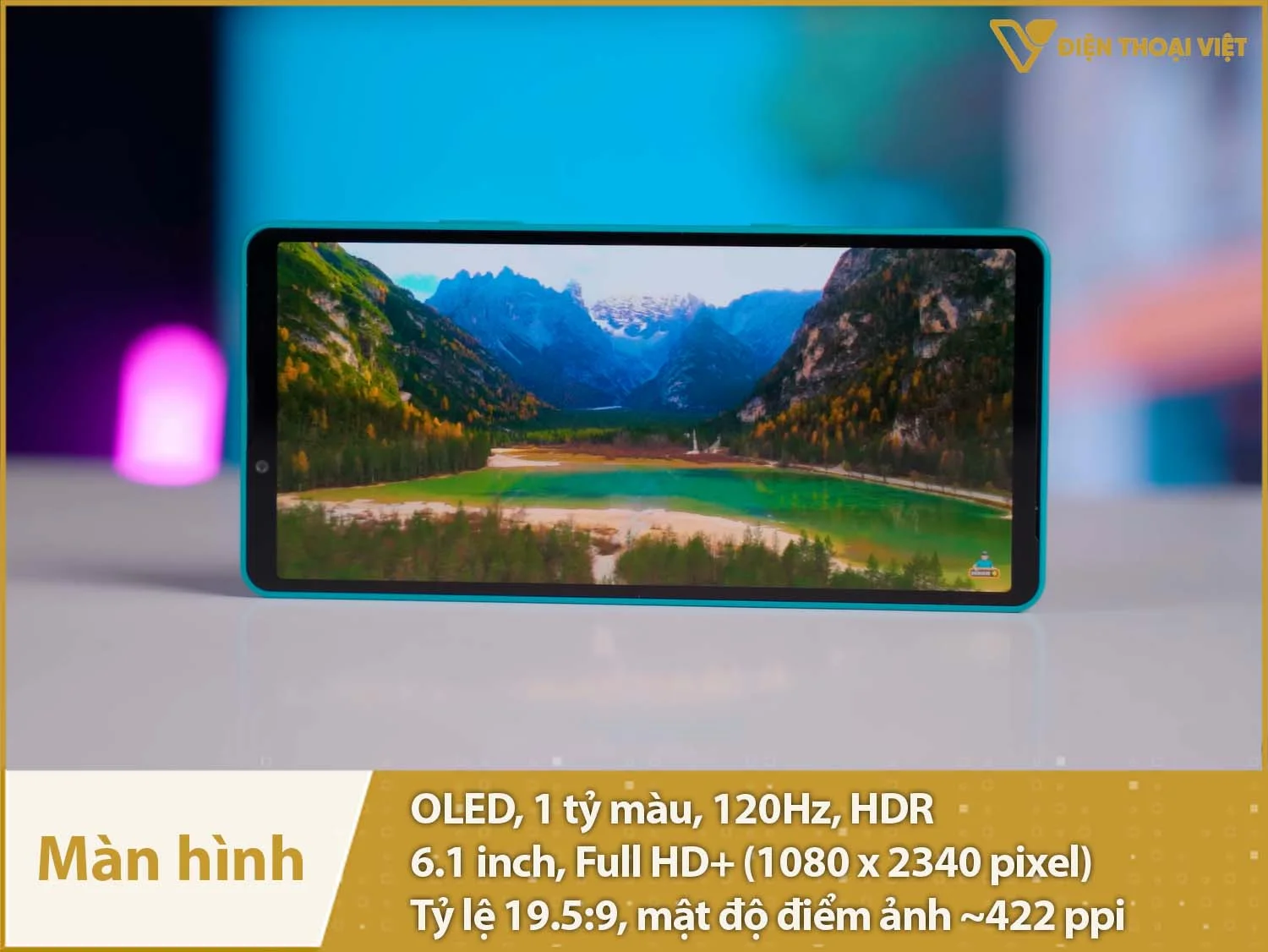 Màn hình OLED 120Hz 6,1 inch Full HD+