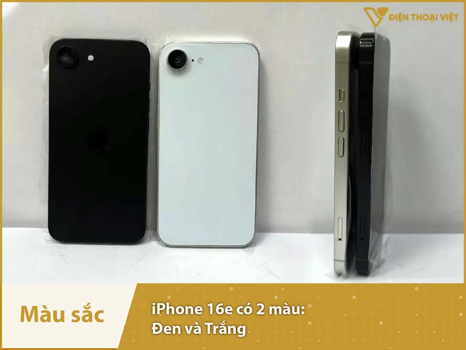 Thiết bị cung cấp 2 màu: Đen và Trắng