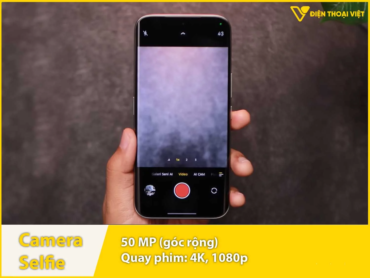 Camera selfie 50MP của Tecno 50 Pro 5G