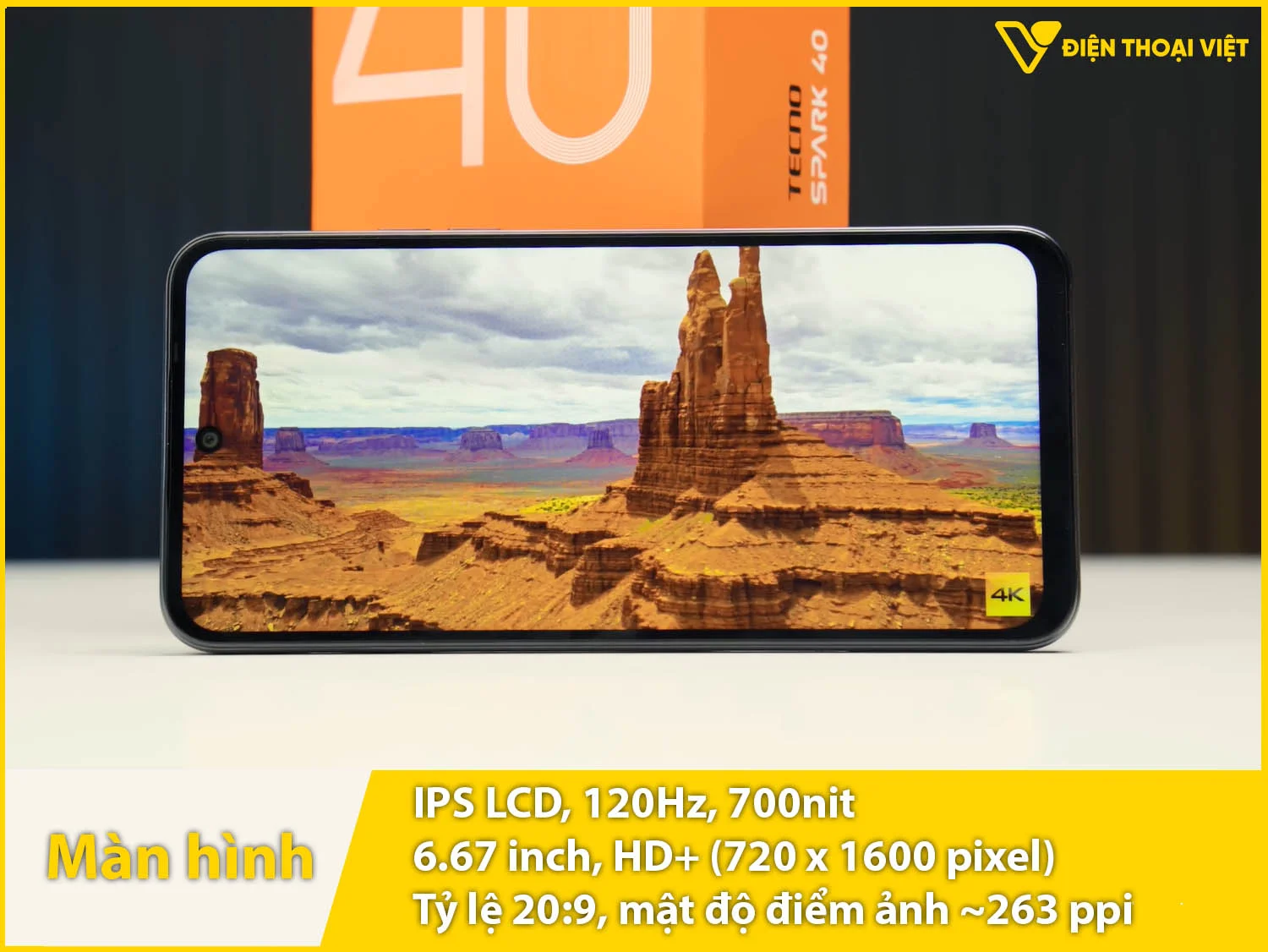 Màn hình 6,67 inch IPS LCD 120Hz, độ sáng 700nit