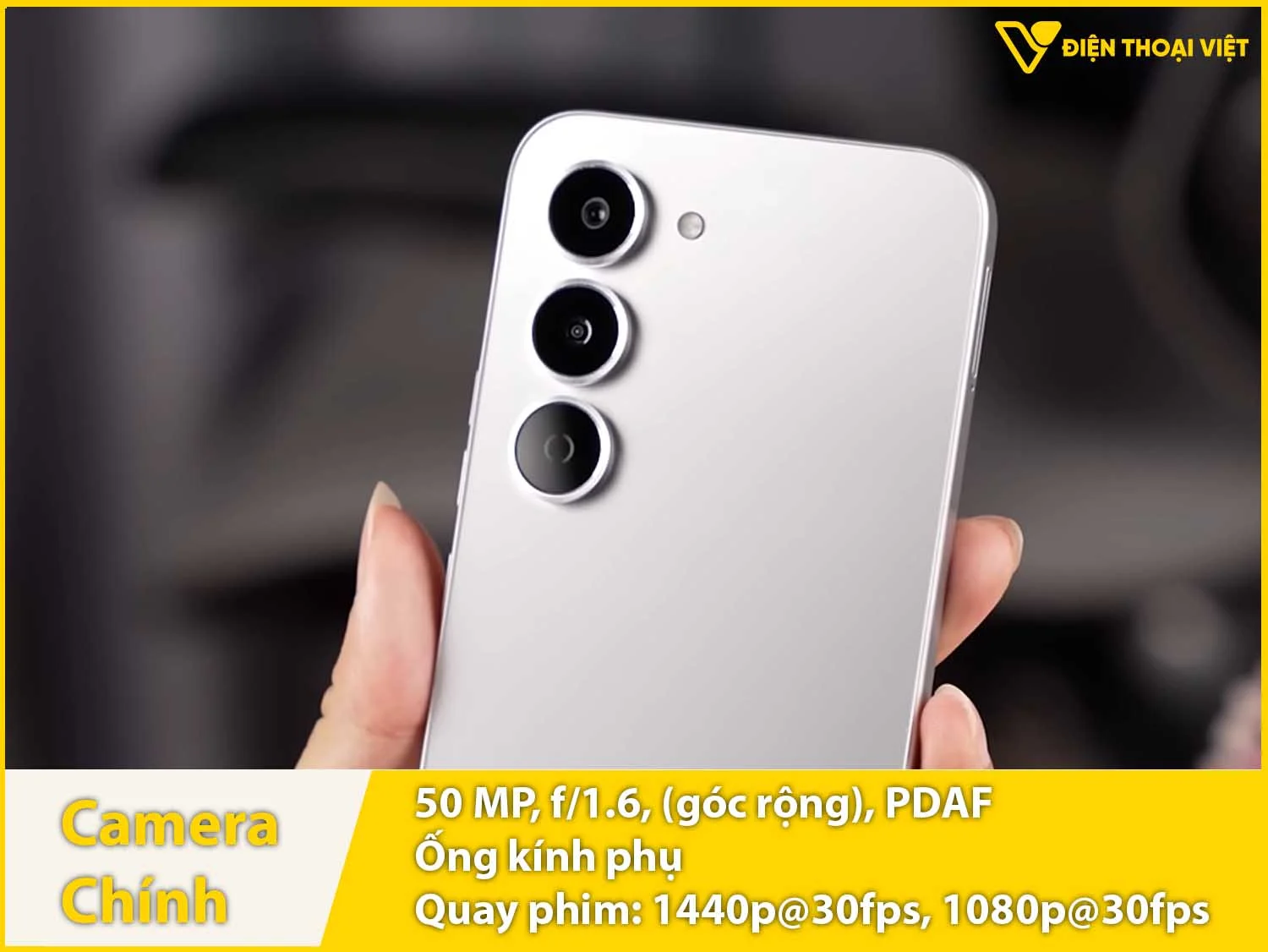 Camera sau 50MP + Ống kính phụ & Quay phim 2K