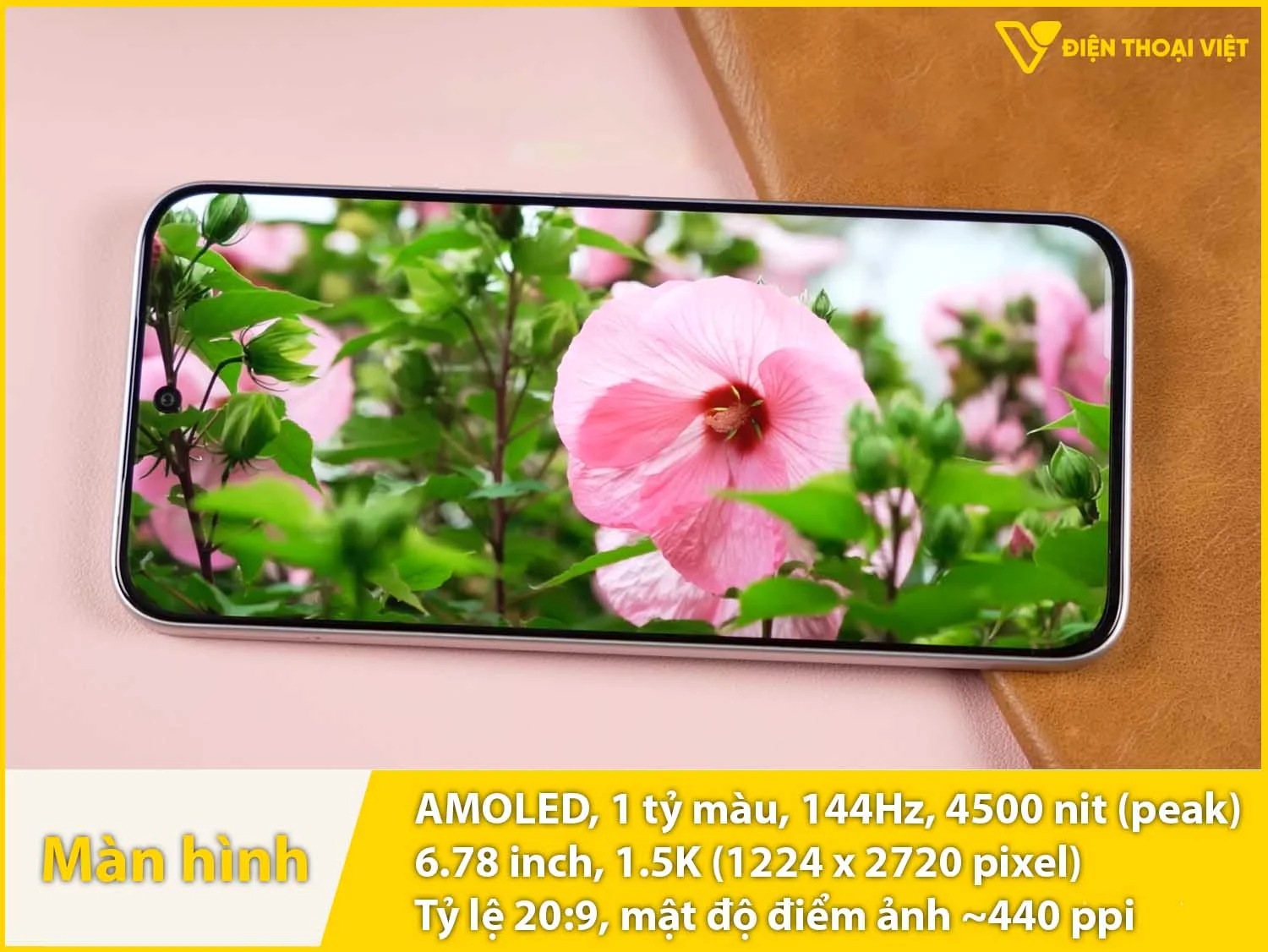 AMOLED 6,78 inch - 144Hz - 4500 nit