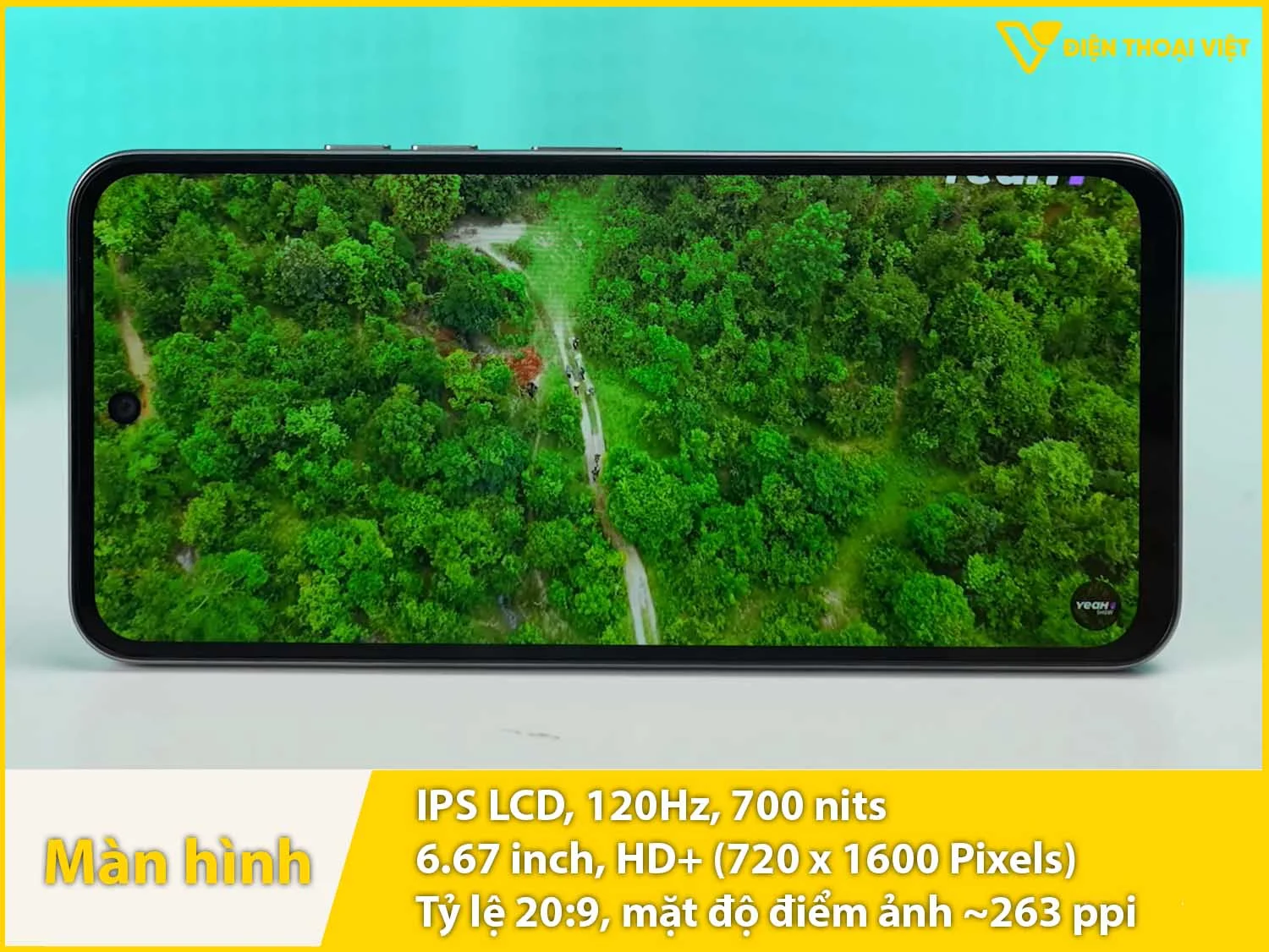 IPS LCD 6,67 inch - 120Hz - 700 nit