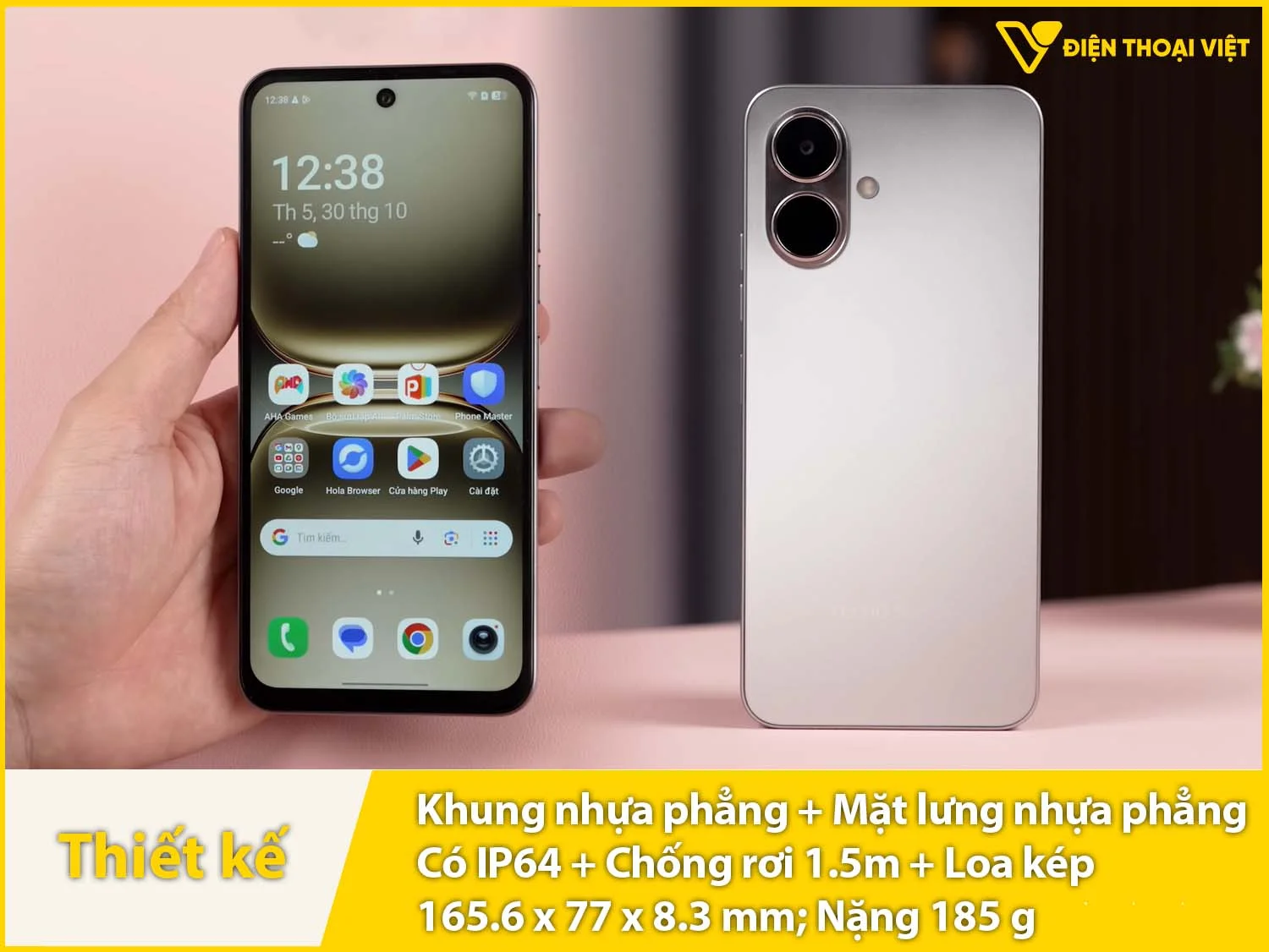 Ngoại hình tinh tế, vuông vức hiện đại