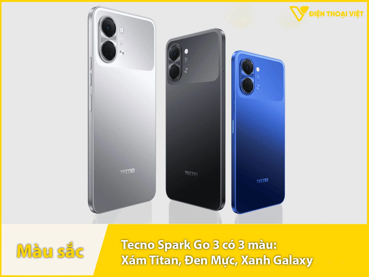 Spark Go 3 cung cấp 3 lựa chọn