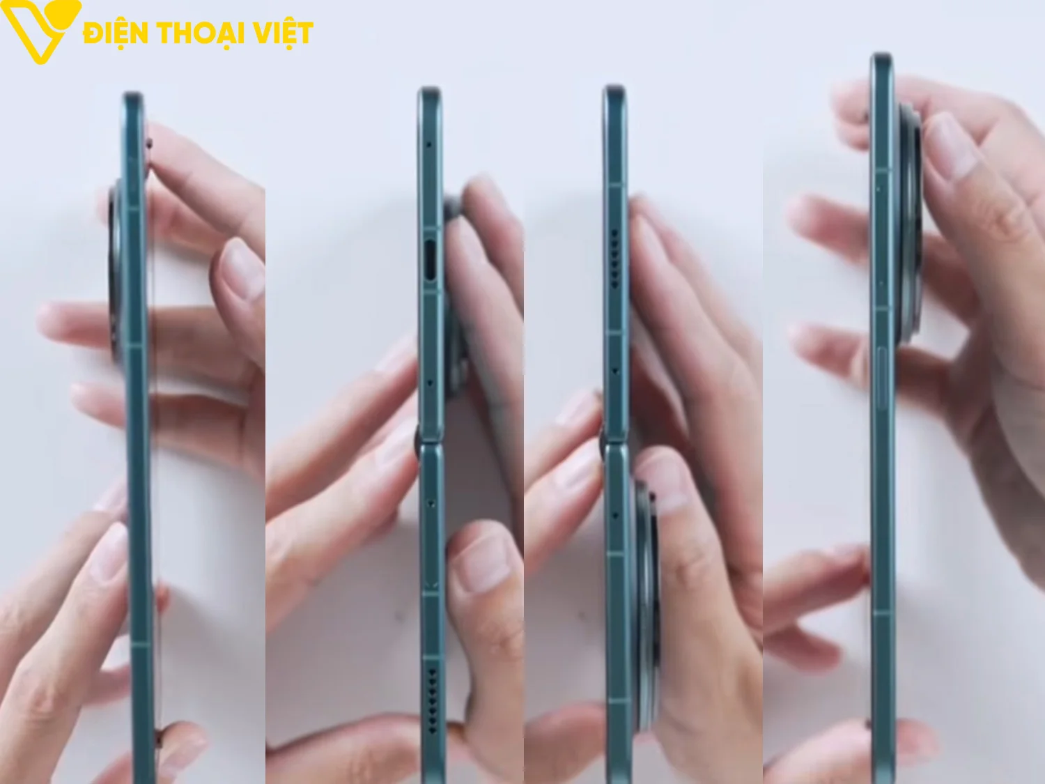 Thiết kế các cạnh với độ dày cực mỏng của Vivo X Fold 6