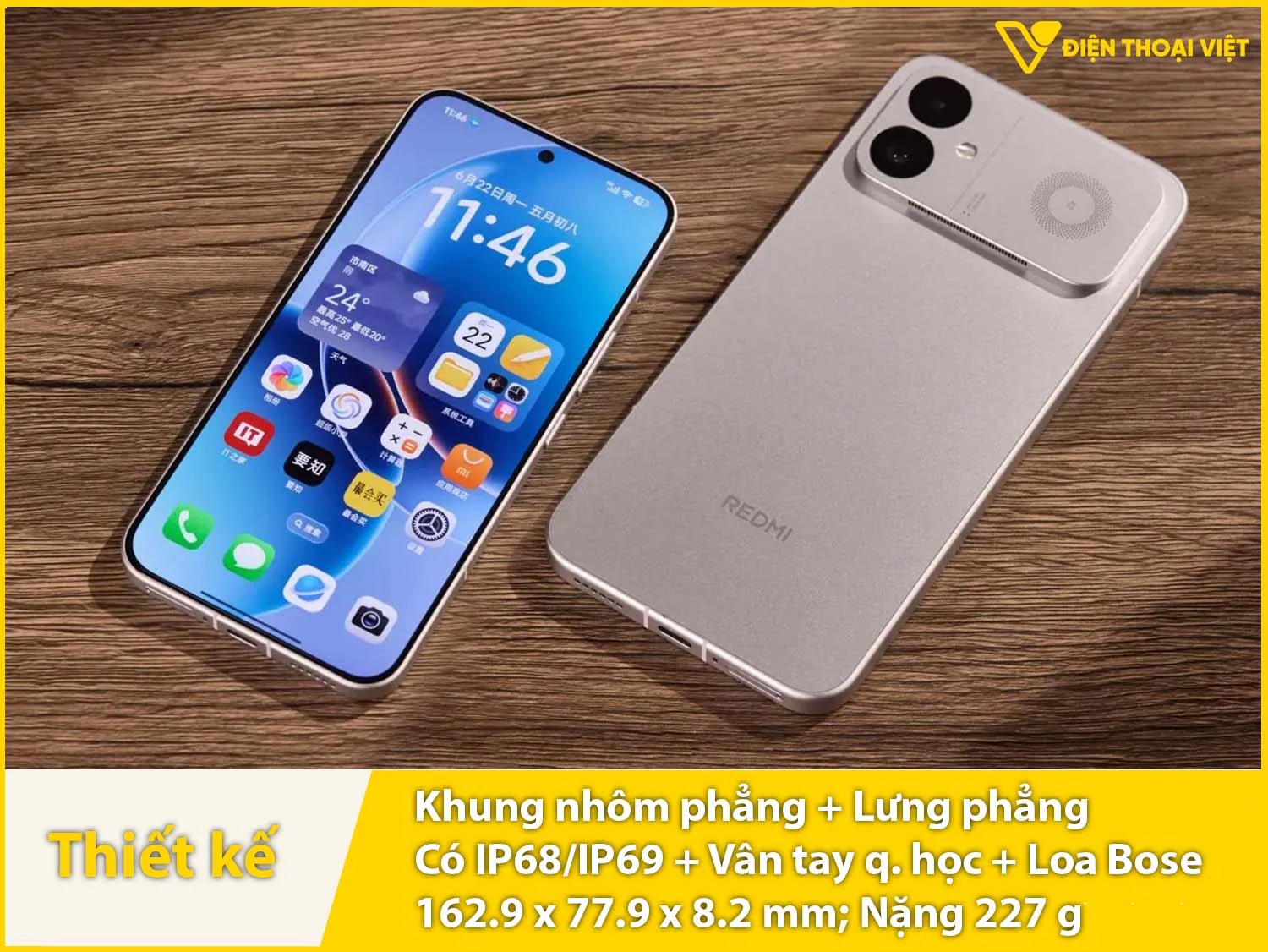 Ngoại hình vuông vức, hoàn thiện cao cấp
