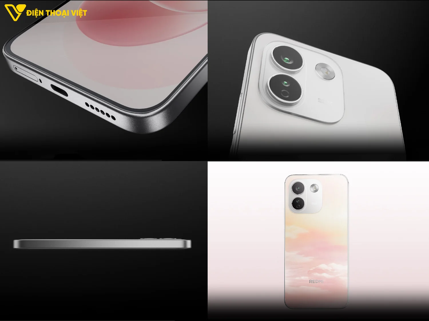 Thiết kế nhựa phẳng trên REDMI Note 17 Pro Max