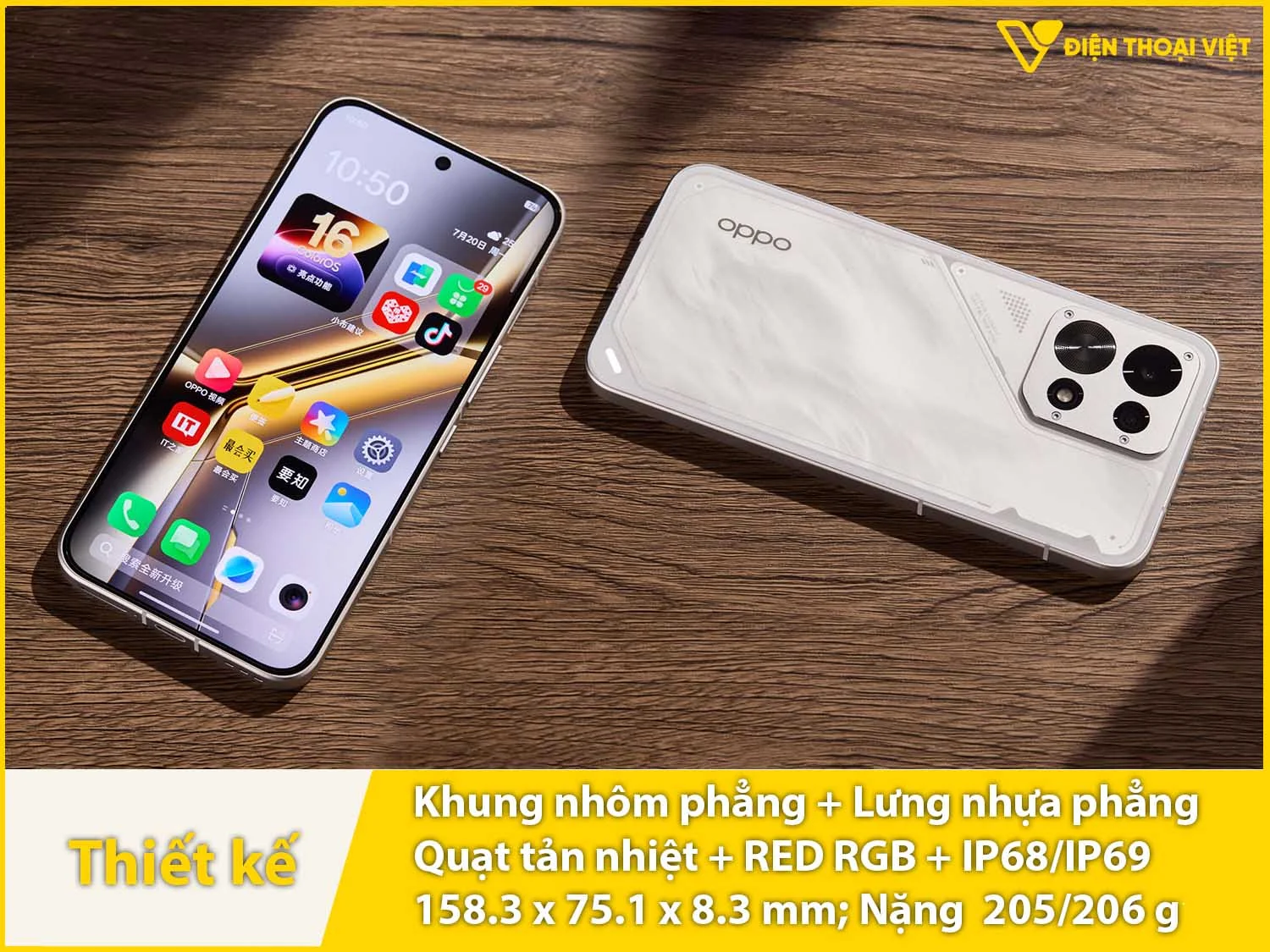 OPPO K15 có Khung kim loại, tích hợp quạt tản nhiệt