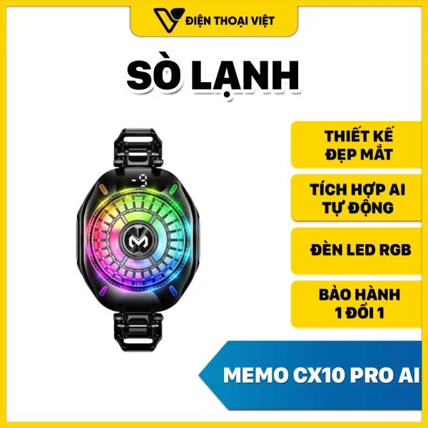 Sò lạnh điện thoại Memo CX10 Pro AI
