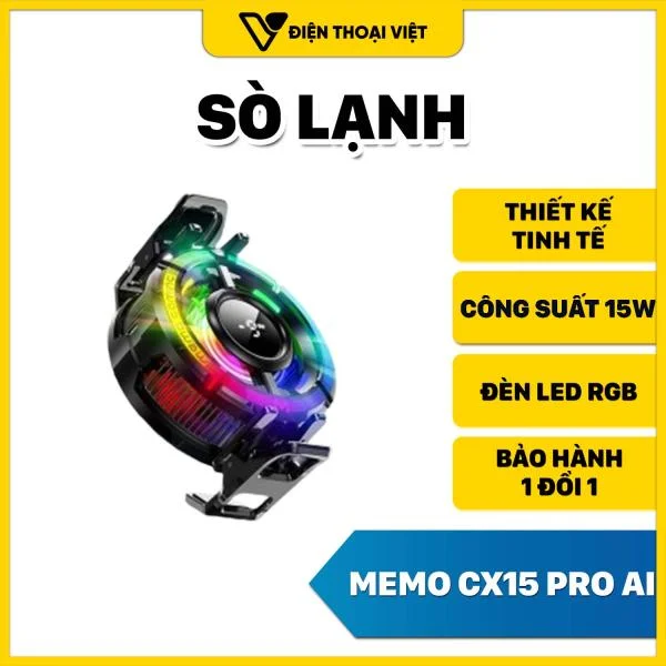 Sò Lạnh điện thoại MEMO CX15 Pro AI