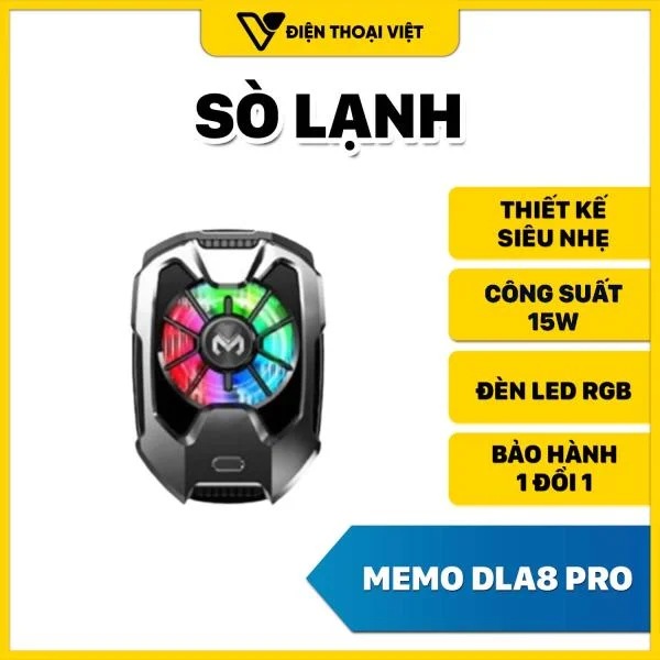 Sò lạnh điện thoại MEMO DLA8 Pro