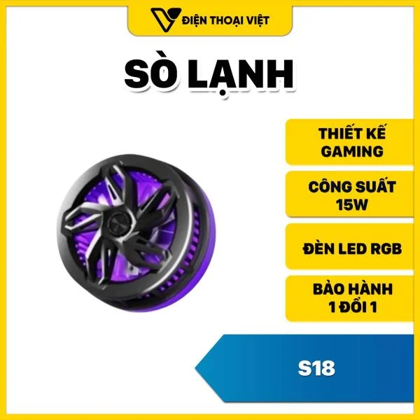 Sò lạnh điện thoại S18