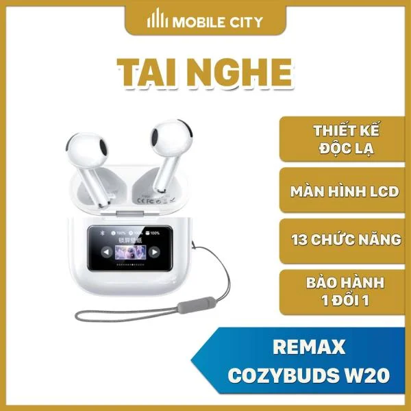 Tai nghe True Wireless Remax CozyBuds W20