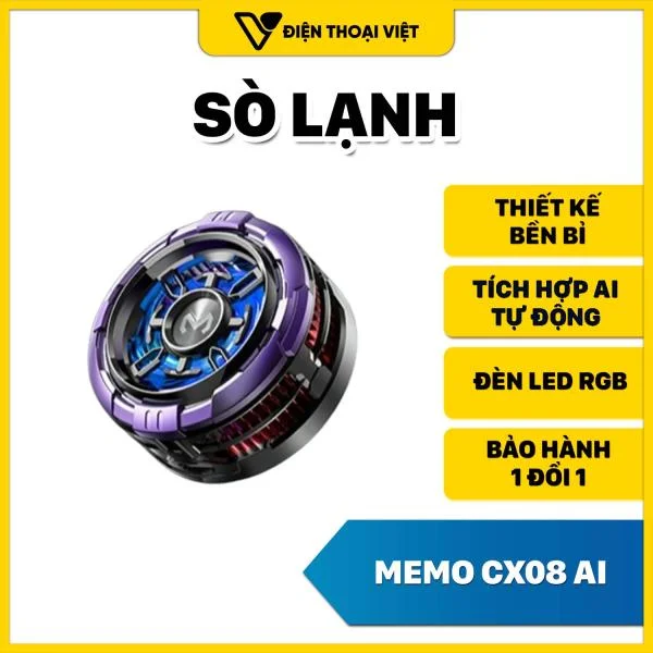 Sò lạnh điện thoại MEMO CX08 AI