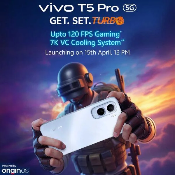 Vivo T5 Pro (Snapdragon 7s Gen 4 - Pin 9020mAh)