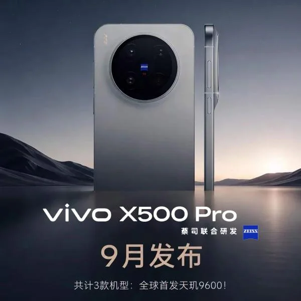 Vivo X500 Pro (Dimensity 9600 Pro - Pin 7000mAh)