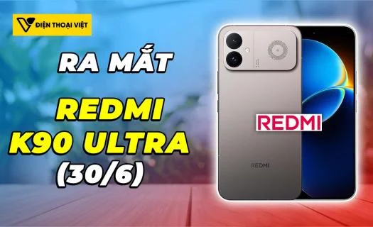 REDMI K90 Ultra ra mắt 30/06/2026: Màn 165Hz, chip Snapdragon 8 Elite có quạt tản nhiệt