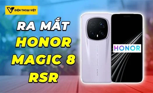 Honor Magic8 RSR ra mắt 19/01/2026: Đỉnh cao nhiếp ảnh thiết kế siêu mỏng