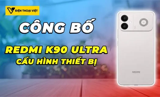 REDMI K90 Ultra sở hữu chip kép với chip tăng cường tín hiệu Xiaomi Surge T1+