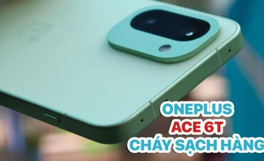 OnePlus Ace 6T bán cháy hàng chỉ sau 10 phút mở bán