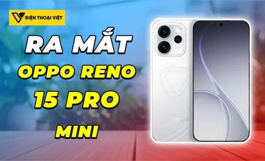 OPPO Reno15 Pro Mini ra mắt 08/01/2026: Dimensity 8450, camera 200MP nổi bật