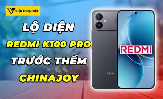 REDMI K100 Pro Series lộ diện hình ảnh trước thềm ChinaJoy: Snapdragon 8 Elite Gen 5 và pin 9000mAh
