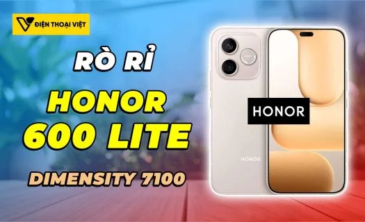 Honor 600 Lite xuất hiện với pin 6520mAh, chip Dimensity 7100 Elite cực lạ