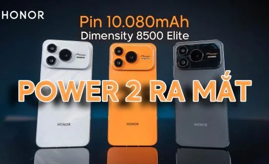 Honor Power 2 ra mắt 05/01/2026: Pin 10080mAh, chip Dimensity 8500 Elite