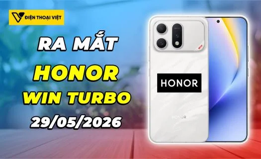 Honor WIN Turbo ra mắt 29/05/2026: Pin 10080mAh, build chắc