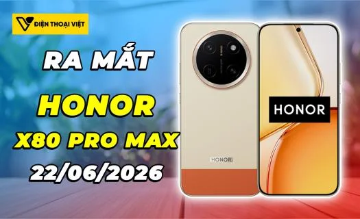 Honor X80 Pro Max ra mắt 22/06/2026: Trùm pin khủng ra đời!