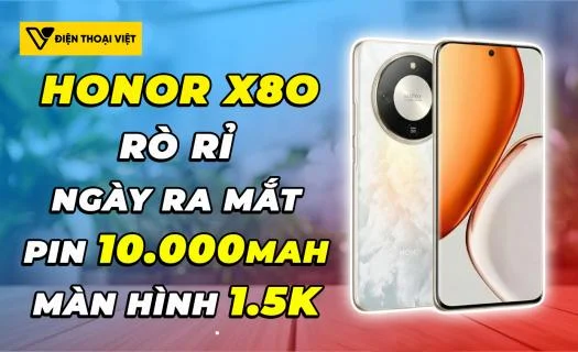 Honor X80 rò rỉ ngày ra mắt và thông số kỹ thuật: Pin khủng 10.000mAh, màn hình 1.5K