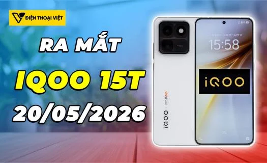 iQOO 15T ra mắt 20/05/2026: Dimensity 9500 Monster Edition