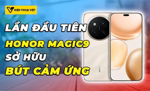 Lần đầu tiên Honor Magic9 hỗ trợ bút cảm ứng AI, sẽ trang bị pin 8.000mAh